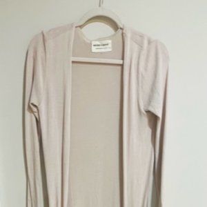 Mickey & Jenny Cream/Beige Long Cardigan Sweater XS